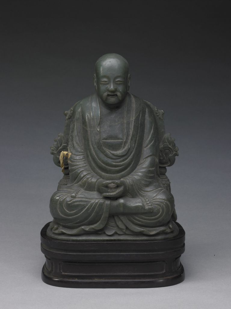 碧玉十八罗汉-嘠纳嘠拔剌缀杂尊者之正面